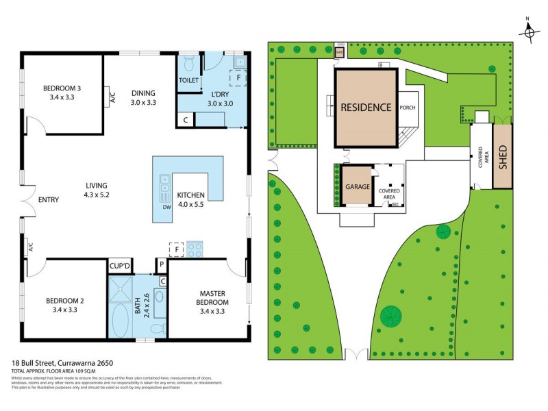 18 Bull Street, Currawarna NSW 2650 Floorplan