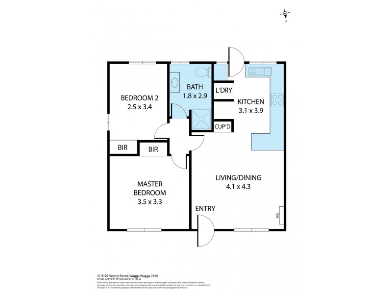 4/18-20 Vestey Street, Wagga Wagga NSW 2650 Floorplan