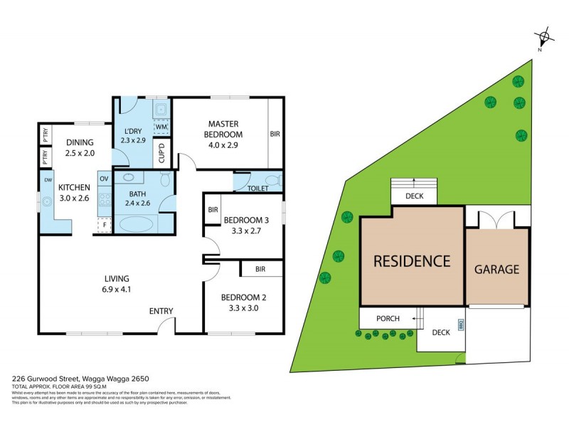 226 Gurwood Street, Wagga Wagga NSW 2650 Floorplan