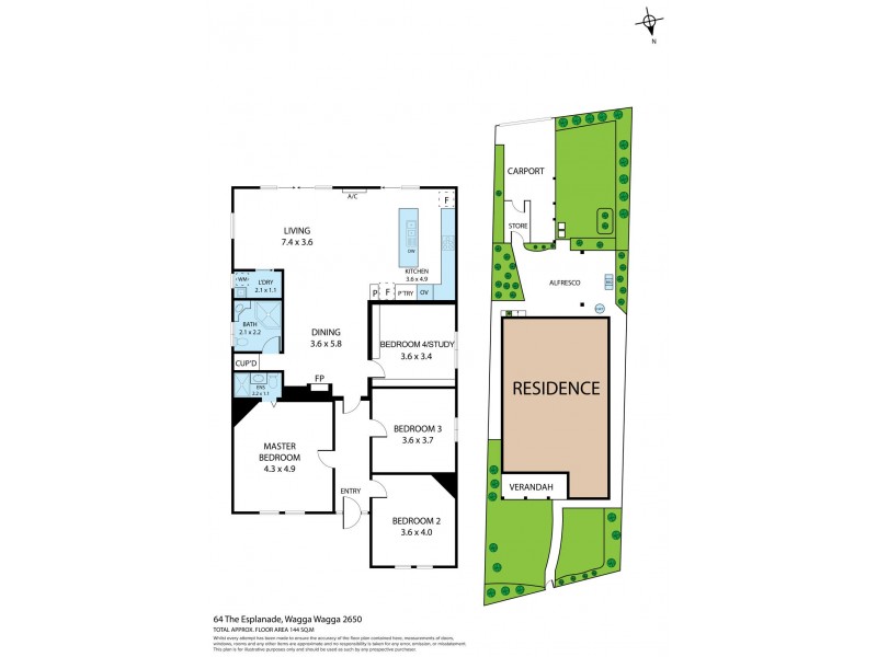 64 The Esplanade, Wagga Wagga NSW 2650 Floorplan