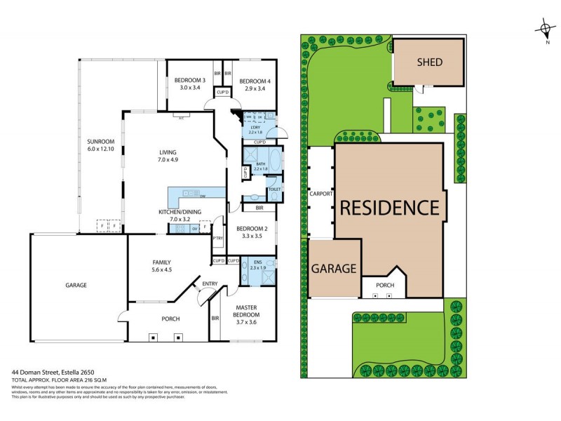 44 Doman Street, Estella NSW 2650 Floorplan
