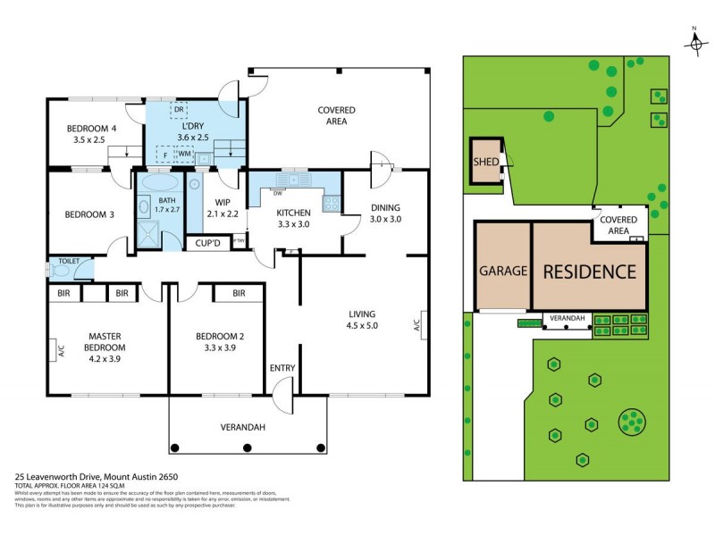 25 Leavenworth Drive, Mount Austin NSW 2650 Floorplan