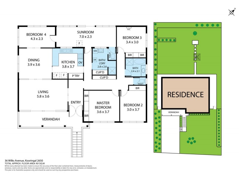 36 Wilks Avenue, Kooringal NSW 2650 Floorplan