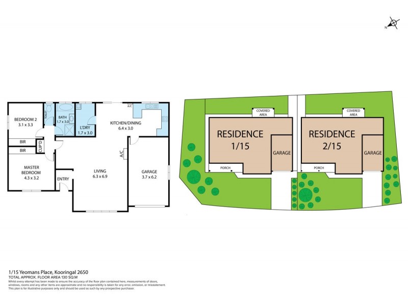 1&2/15 Yeomans Place, Kooringal NSW 2650 Floorplan