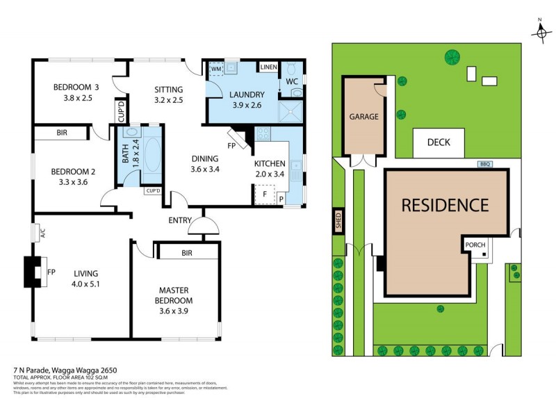 7 North Parade, Wagga Wagga NSW 2650 Floorplan