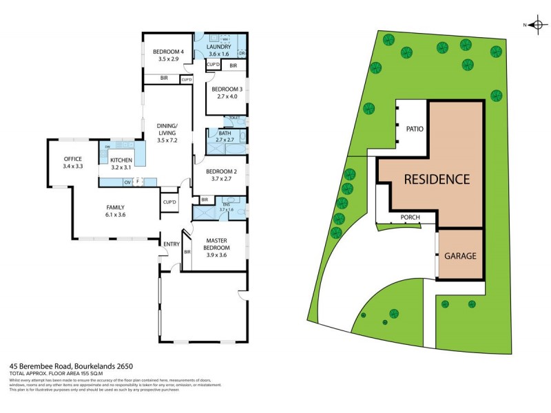 45 Berembee Road, Bourkelands NSW 2650 Floorplan