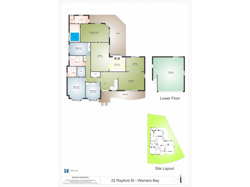 22 Rayford Street, Warners Bay NSW 2282 Floorplan