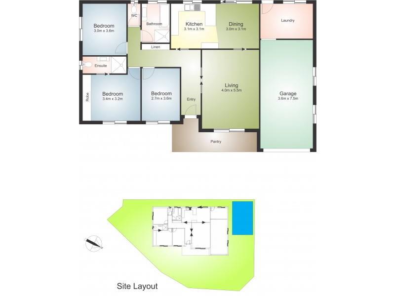 2 Carmen Road, Macquarie Hills NSW 2285 Floorplan