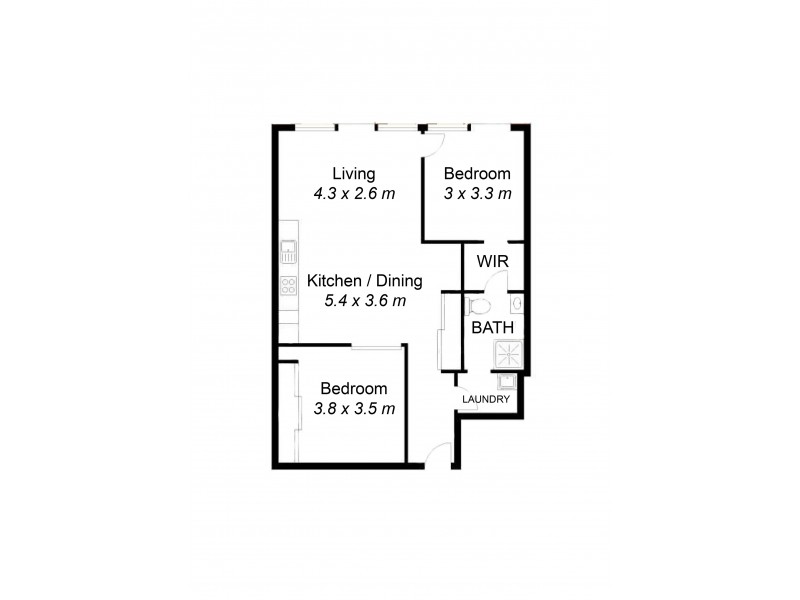 E109/11 Ernest Street, Belmont NSW 2280 Floorplan