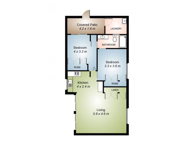 40A Newcastle Street, Hamilton North NSW 2292 Floorplan