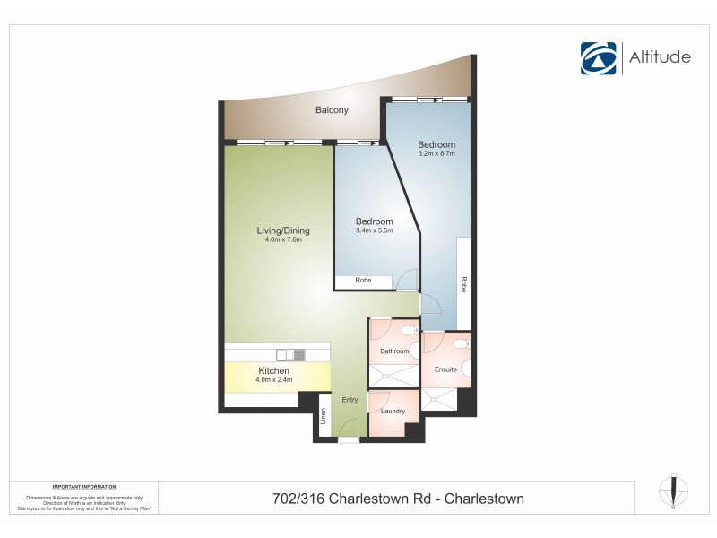 702/316 Charlestown Road, Charlestown NSW 2290 Floorplan