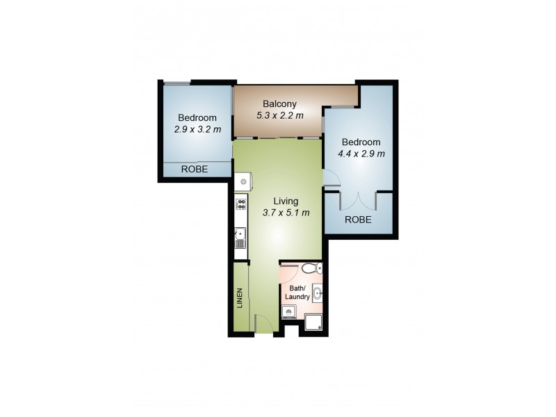 211/6 Charles Street, Charlestown NSW 2290 Floorplan