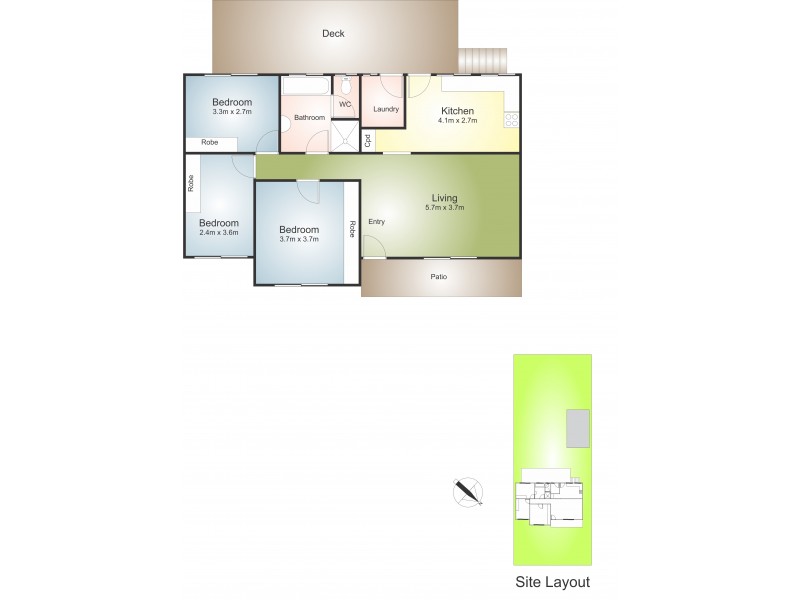 21 Boronia Street, Cardiff NSW 2285 Floorplan
