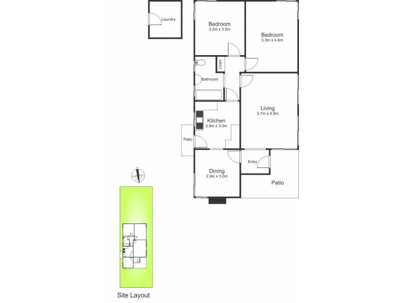 18 Abel Street, Mayfield NSW 2304 Floorplan