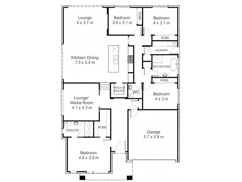 6 Hindmarsh Street, Warners Bay NSW 2282 Floorplan
