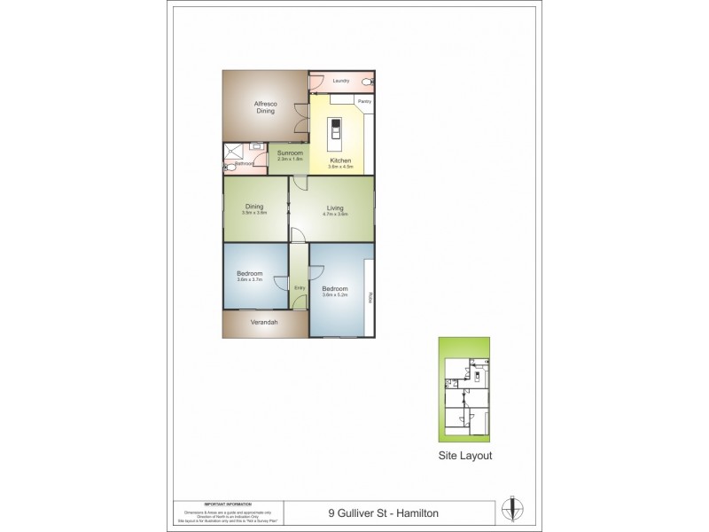 9 Gulliver Street, Hamilton NSW 2303 Floorplan
