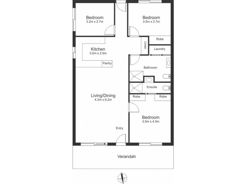 6/115 Main Road, Cardiff Heights NSW 2285 Floorplan
