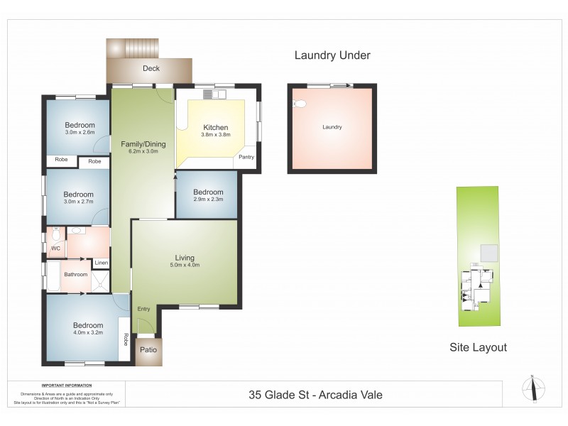 35 Glade Street, Arcadia Vale NSW 2283 Floorplan