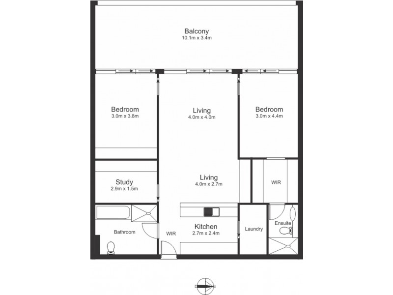 10/635 Pacific Highway, Belmont NSW 2280 Floorplan