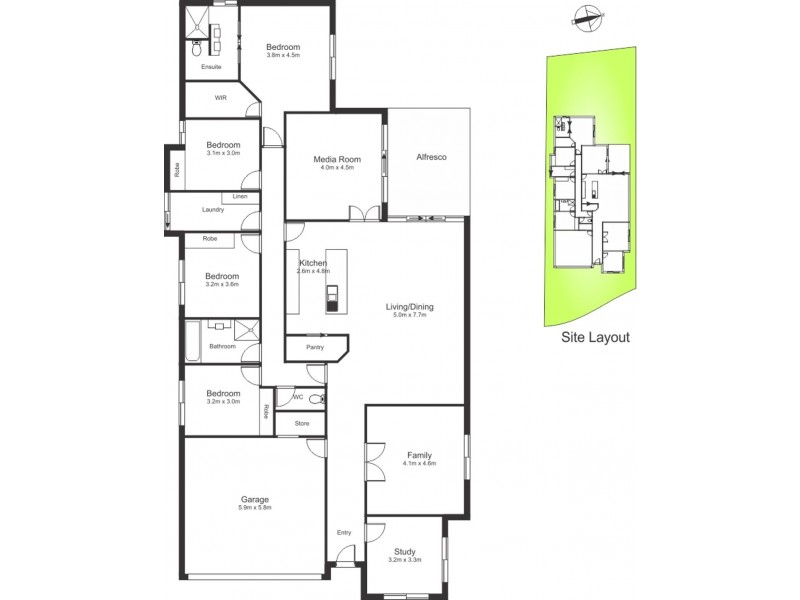 2 Andrew Street, Warners Bay NSW 2282 Floorplan
