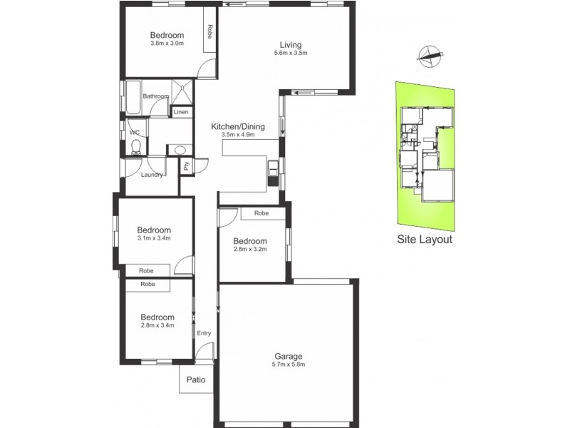 8 Kariwara Street, Maryland NSW 2287 Floorplan