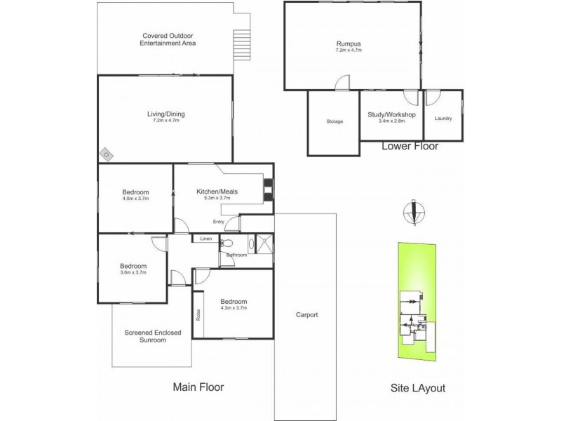 23 Rae Street, Birmingham Gardens NSW 2287 Floorplan
