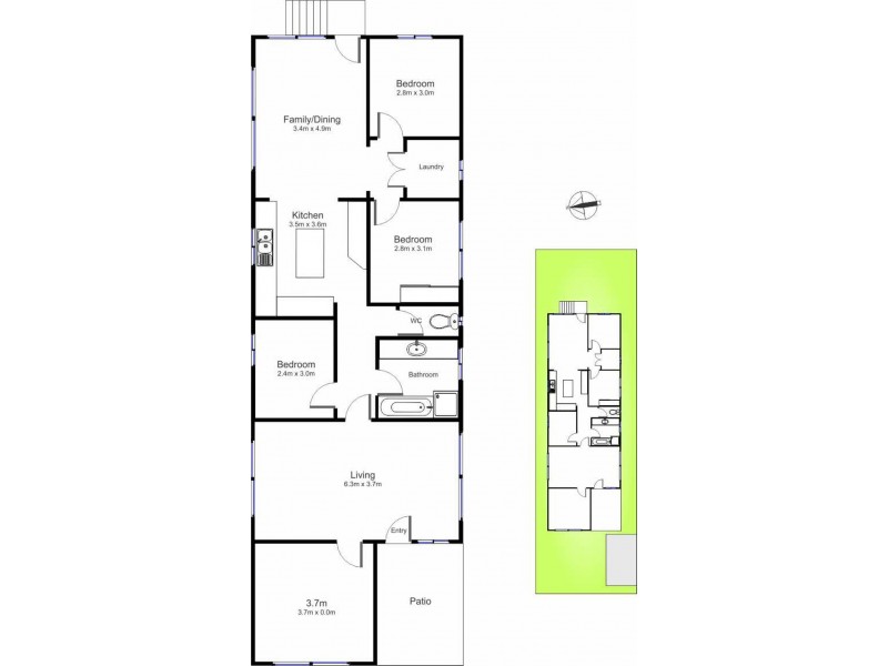 24 Thomas Street, Edgeworth NSW 2285 Floorplan