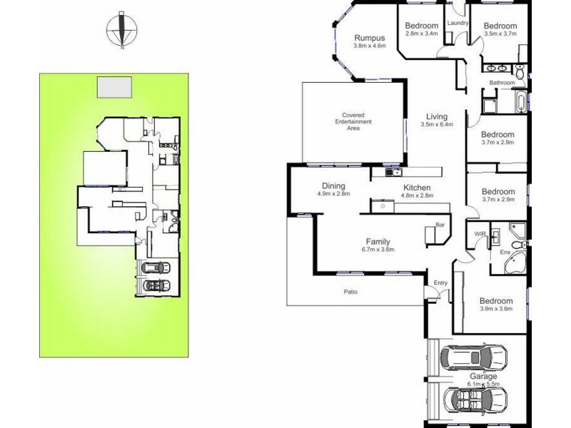 24 Derwent Crescent, Lakelands NSW 2282 Floorplan