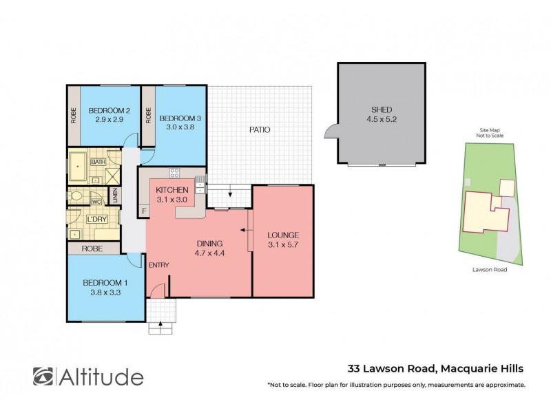 33 Lawson Road, Macquarie Hills NSW 2285 Floorplan