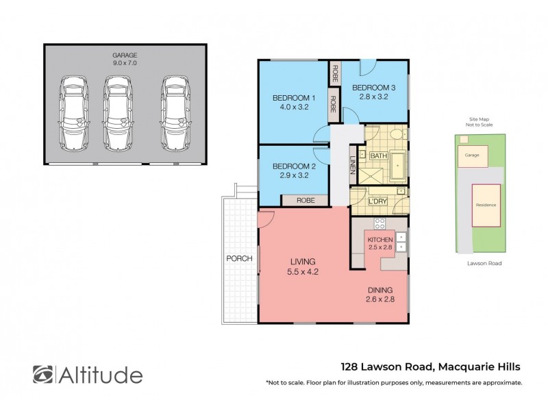 128 Lawson Road, Macquarie Hills NSW 2285 Floorplan