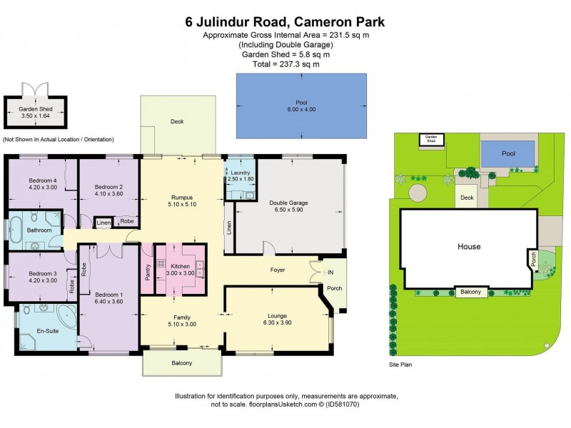 6 Julindur Road, Cameron Park NSW 2285 Floorplan