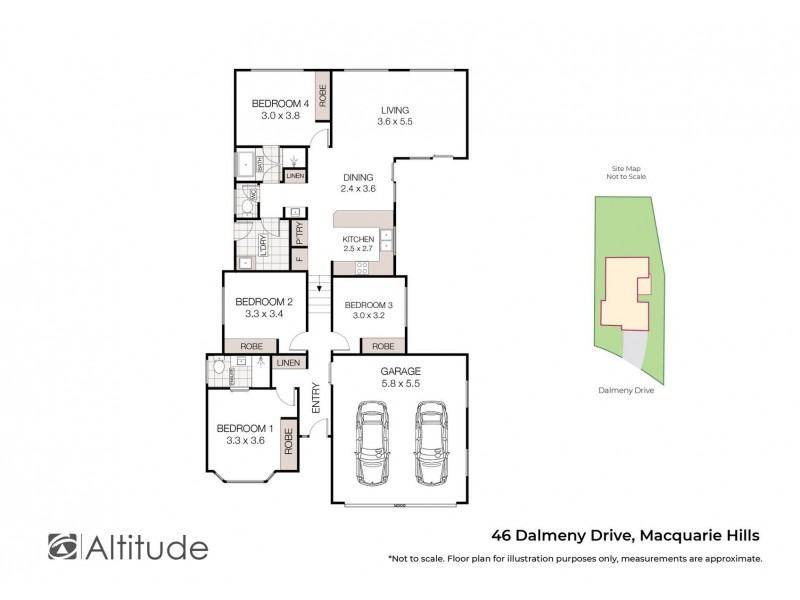 46 Dalmeny Drive, Macquarie Hills NSW 2285 Floorplan
