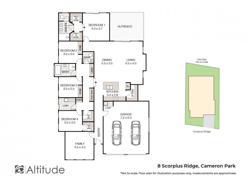 8 Scorpius Ridge, Cameron Park NSW 2285 Floorplan