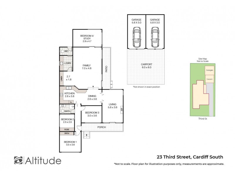 23 Third Street, Cardiff South NSW 2285 Floorplan