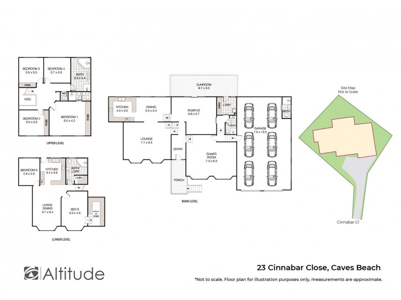 23 Cinnabar Close, Caves Beach NSW 2281 Floorplan