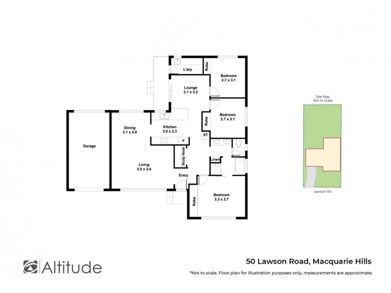 50 Lawson Road, Macquarie Hills NSW 2285 Floorplan