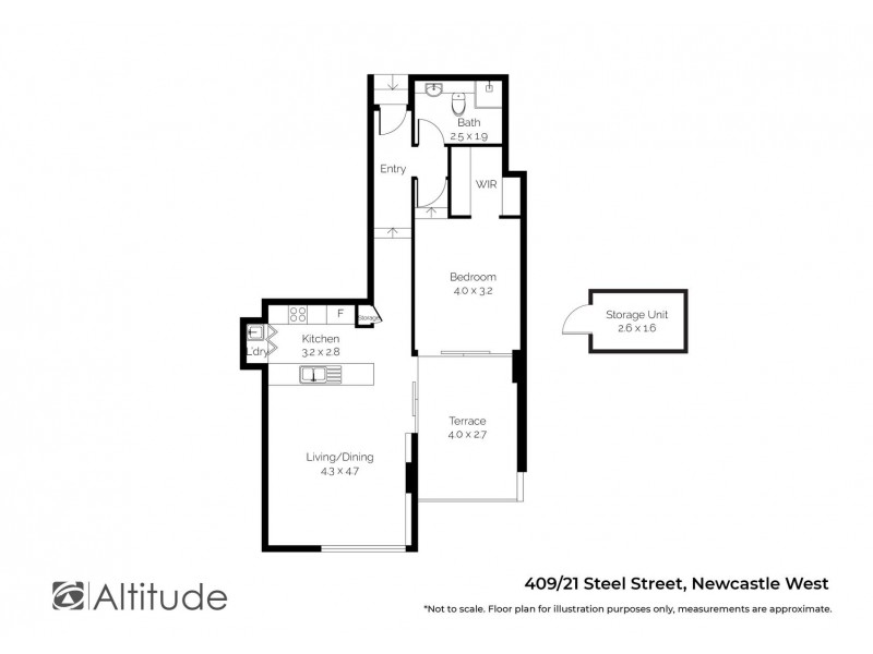 409/21 Steel Street, Newcastle West NSW 2302 Floorplan