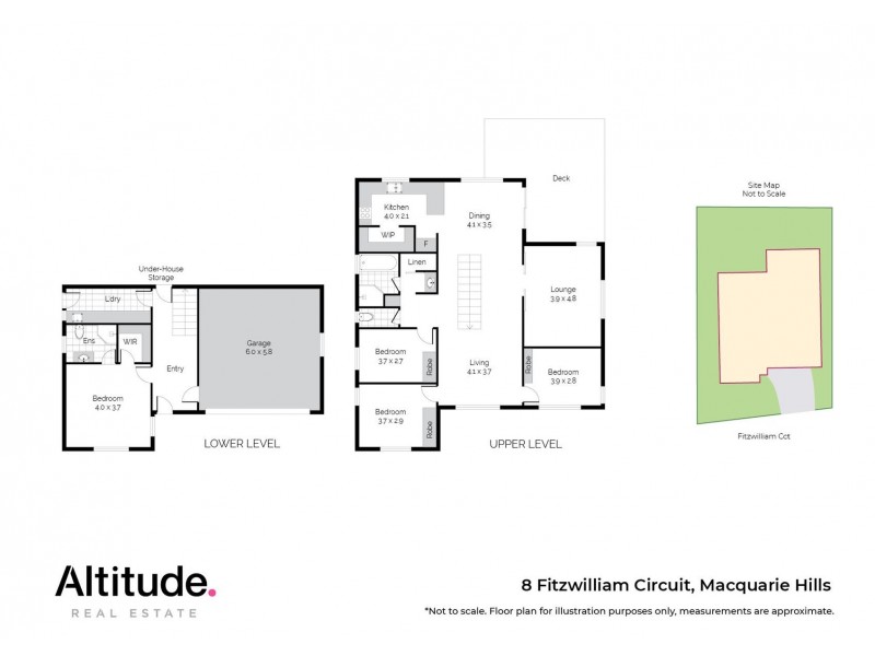 8 Fitzwilliam Circuit, Macquarie Hills NSW 2285 Floorplan