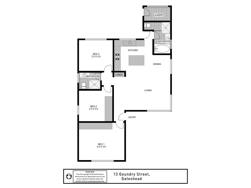 13 Goundry Street, Gateshead NSW 2290 Floorplan