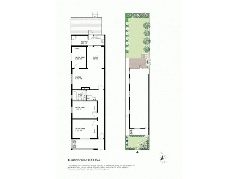 44 Chaleyer Street, Rose Bay NSW 2029 Floorplan