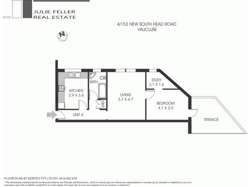 4/153 New South Head Road, Vaucluse NSW 2030 Floorplan