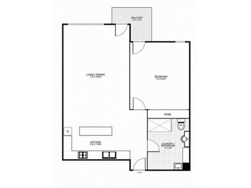 49/52-54 McEvoy Street, Waterloo NSW 2017 Floorplan