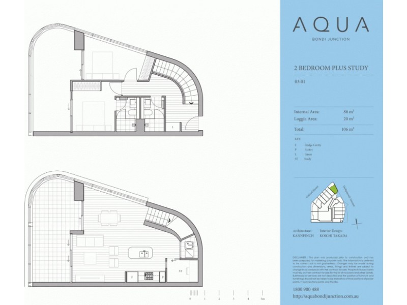 3.01/241 Oxford Street, Bondi Junction NSW 2022 Floorplan