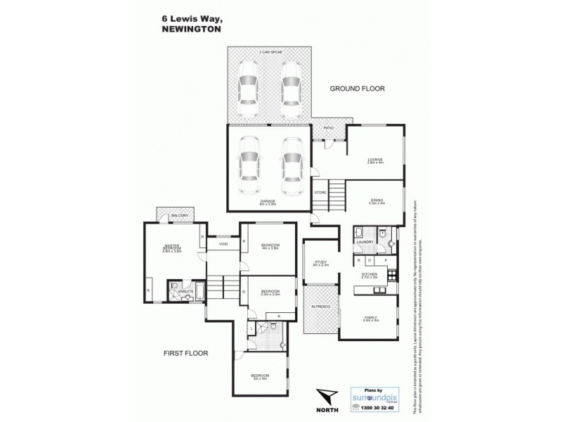 6 Lewis Way, Newington NSW 2127 Floorplan