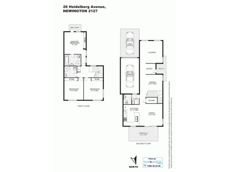 26 Heidelberg Ave, Newington NSW 2127 Floorplan