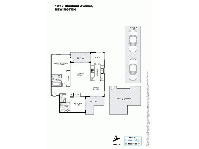 10/17 Blaxland Avenue, Newington NSW 2127 Floorplan