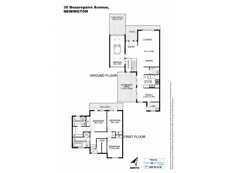 30 Beaurepaire Avenue, Newington NSW 2127 Floorplan