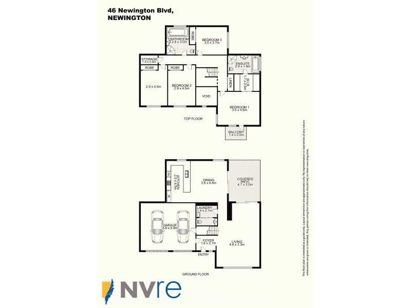 46 Newington Boulevard, Newington NSW 2127 Floorplan