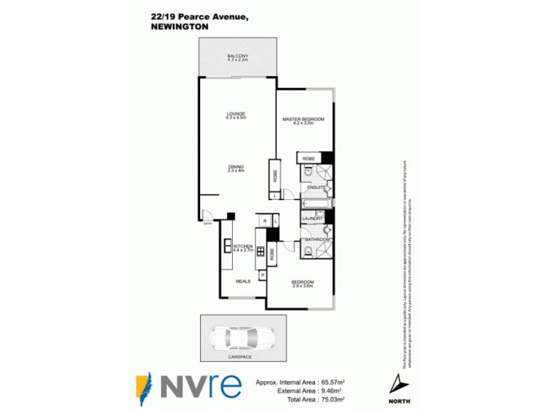 22/19 Pearce Avenue, Newington NSW 2127 Floorplan