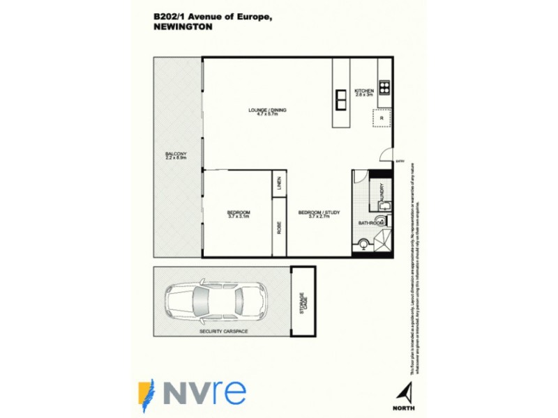 B202/1 Avenue of Europe, Newington NSW 2127 Floorplan